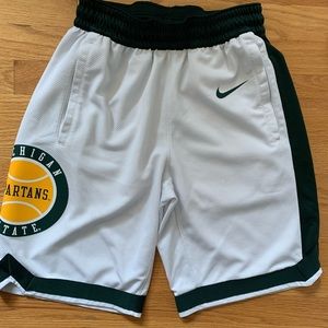 Nike Drifit Mens M Michigan State Spartans shorts